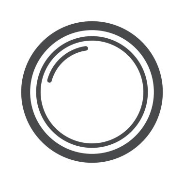 Yuvarlak hoparlör camlı y2k element harika mal varlığı