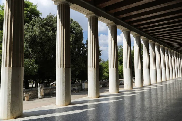Der Tempel Des Hephaistos Der Antiken Agora Von Athen Griechenland — Stockfoto