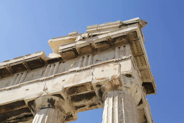 Der Parthenon Auf Der Akropolis Athen Griechenland — Stockfoto