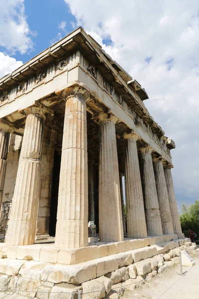 Templo Hefesto Ágora Antiguo Atenas Grecia —  Fotos de Stock