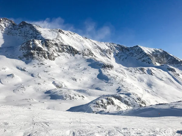 Alpe Huez Sídomén Francia Alpokban — Stock Fotó