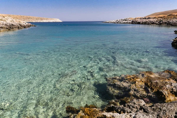 Klart Vatten Peloponnesos Grekland — Stockfoto