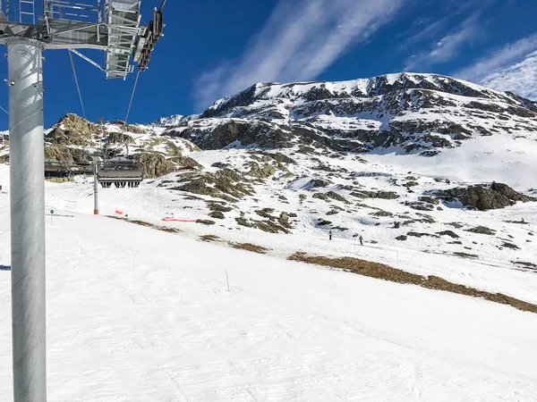 Горнолыжный Курорт Alpe Huez Французских Альпах — стоковое фото