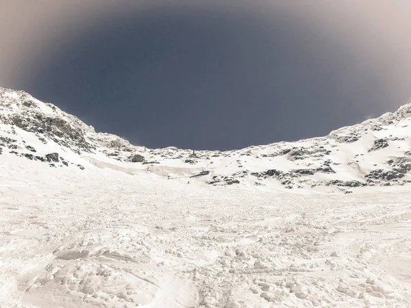 Het Skigebied Alpe Huez Franse Alpen — Stockfoto