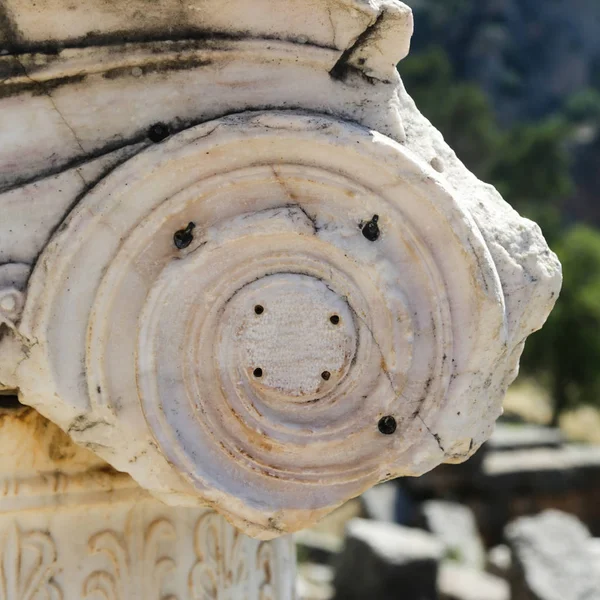 Die Ruinen Von Delphi Einer Archäologischen Stätte Griechenland Berg Parnassus — Stockfoto