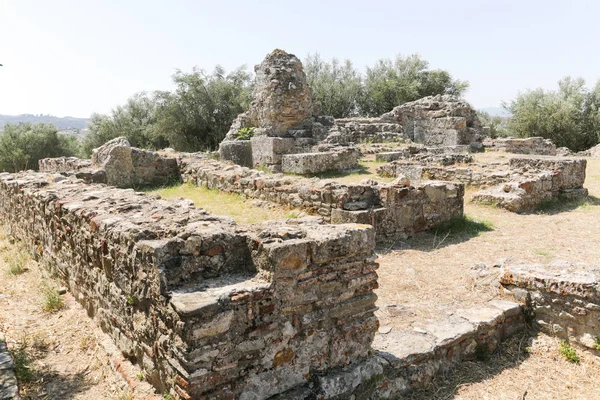 Rovine Dell Antica Città Greca Sparta Peloponneso Grecia — Foto Stock