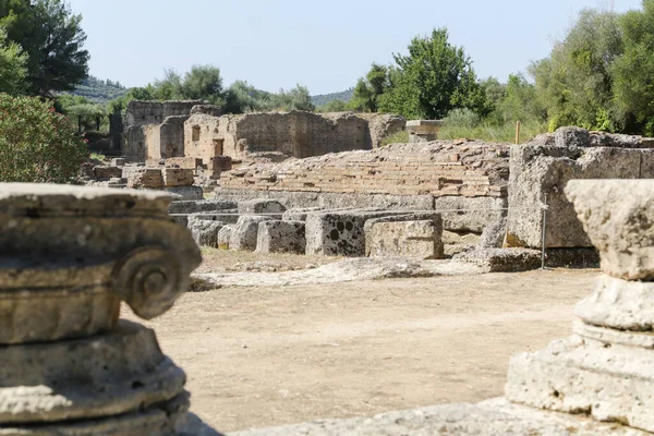 Sito Archeologico Dell Antica Olimpia Grecia Luogo Nascita Dei Giochi — Foto Stock