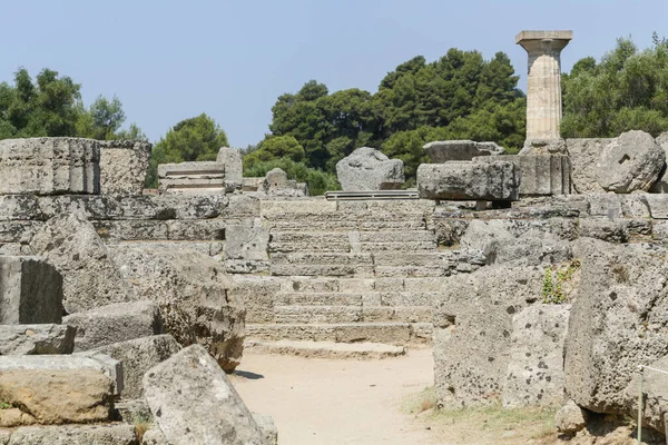 Sito Archeologico Dell Antica Olimpia Grecia Luogo Nascita Dei Giochi — Foto Stock