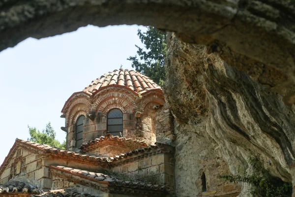 Εγκαταλελειμμένη Μεσαιωνική Πόλη Του Μυστρά Πελοπόννησος — Φωτογραφία Αρχείου