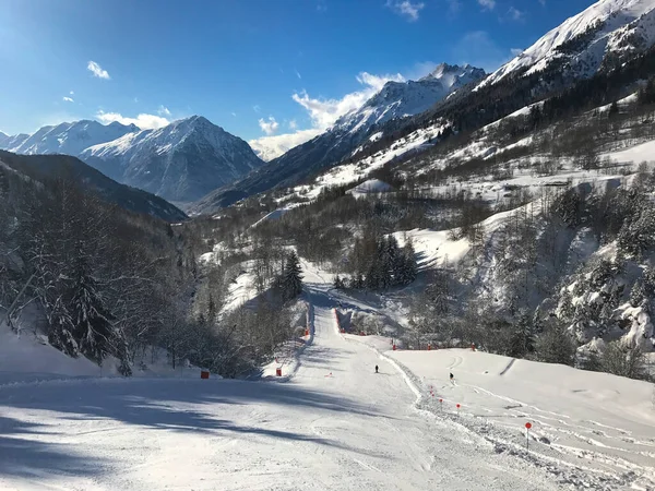 Dominio Esquí Alpe Huez Los Alpes Franceses —  Fotos de Stock