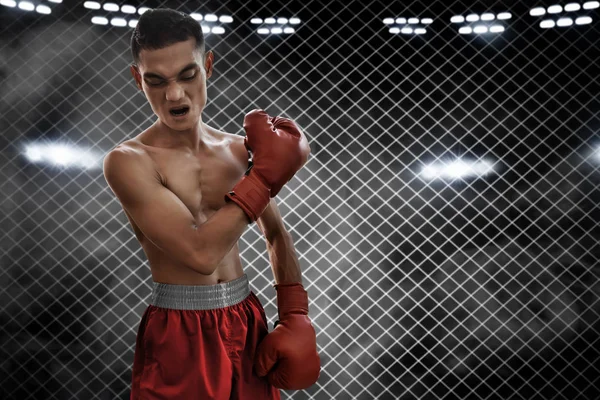 Boxeador Anillo — Foto de Stock