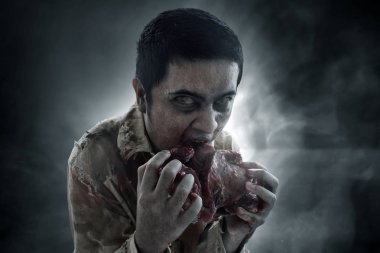 Korkunç zombi adam yeme