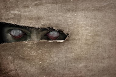 Korkunç şeytan eyes bakmak