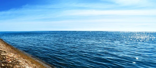 Wunderschönes Blaues Meerpanorama — Stockfoto