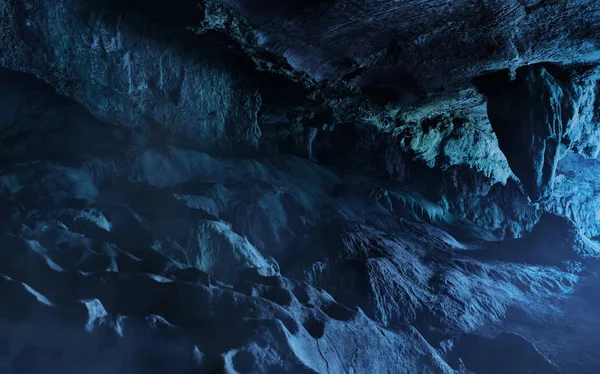 Dentro Cueva Piedra Oscura — Foto de Stock