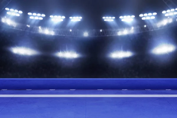 Karate tournament arena, sport concept