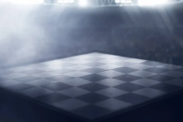 Empty chess board game background