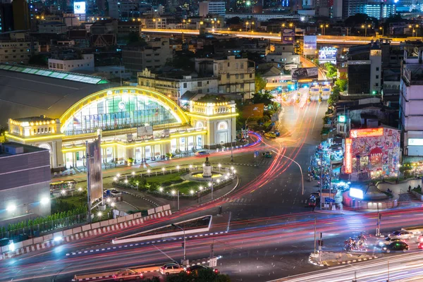 Hua Lamphong Railway Station Bangkok Twilight Period — Stock Photo, Image