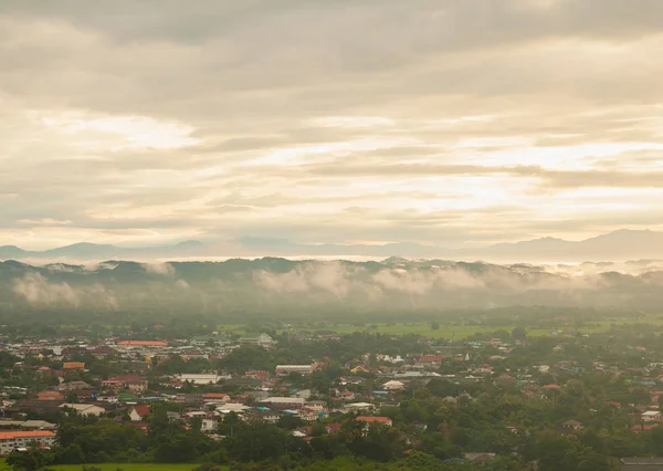 Mountain Cloud Morning Sunlight Pass Cloud Sky — Stock Photo, Image