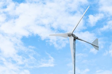 Türbin güç üretimi. Rüzgar enerjisinden elde edilen temiz enerji
