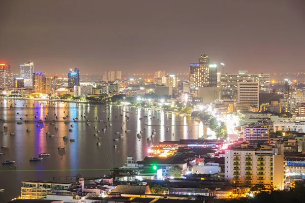 Pattaya city in evening. — Stock Photo, Image