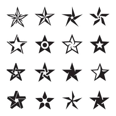 Yıldız simgesi seti