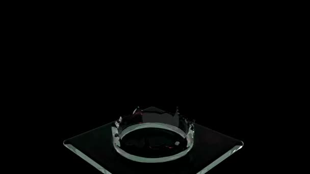 gouttelettes d'eau dansent à l'écran 