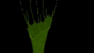 ekranda renkli sıçraması