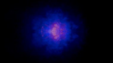 renkli duman dans üstünde belgili tanımlık perde