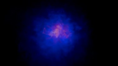 renkli duman dans üstünde belgili tanımlık perde