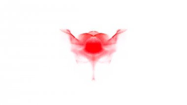 renkli duman dans üstünde belgili tanımlık perde