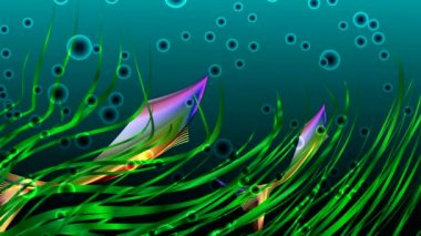 Renkli Daireler dans üstünde belgili tanımlık perde