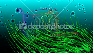 Renkli Daireler dans üstünde belgili tanımlık perde