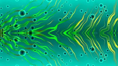 ekran renkli topları dans