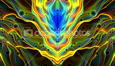 ekran renkli topları dans