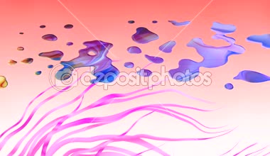 Ekrandaki renk kalıplarının dans