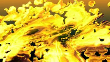 Ekrandaki renk kalıplarının dans