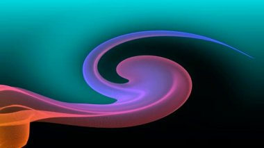 Ekrandaki renk kalıplarının dans