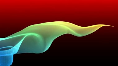 Ekrandaki renk kalıplarının dans