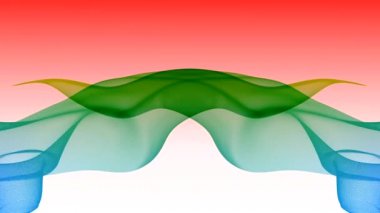 Ekrandaki renk kalıplarının dans