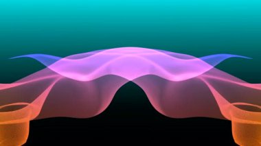 Ekrandaki renk kalıplarının dans