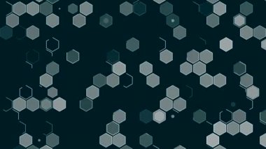 ekranda renkli şekiller dans