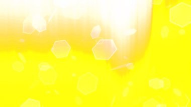 ekranda renkli şekiller dans