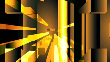 ekranda renkli şekiller dans