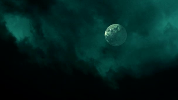 danse dans les nuages colorés sur l'écran 