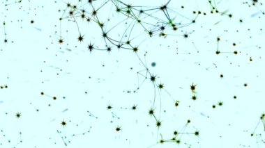 ekranda renkli yıldız dans