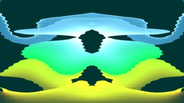 Ekrandaki renk kalıplarının dans