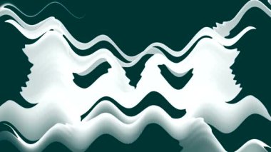 Ekrandaki renk kalıplarının dans