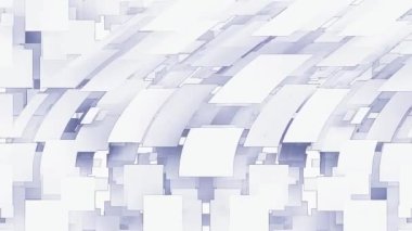 ekranda renkli kareler dans