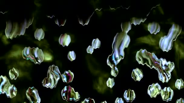 danse de figures colorées sur l'écran 